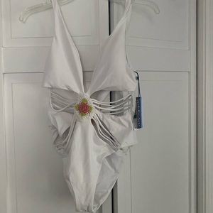 NWT!! Isabella Rose White One Piece sz Large